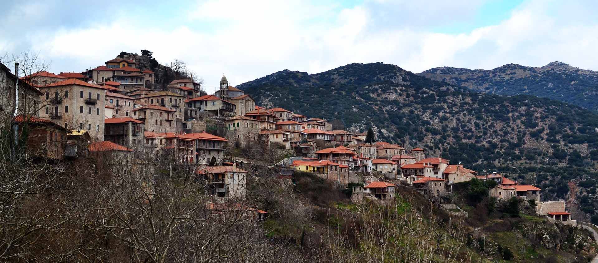 Dimitsana Village in Arcadia Peloponnese Greece