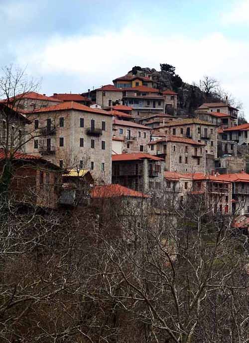 Dimitsana village in Arcadia Peloponnese Greece