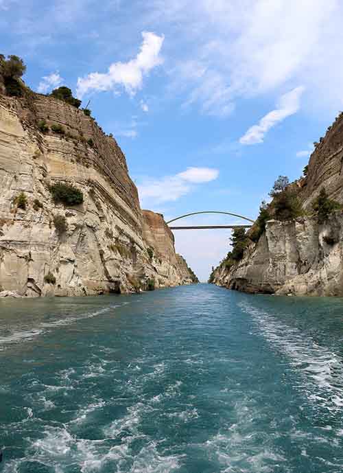 The Isthmus of Corinth Greece