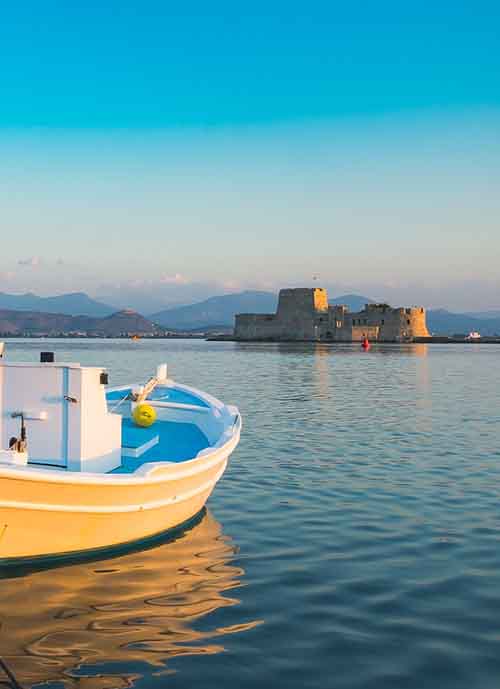 Nafplio town peloponnese greece