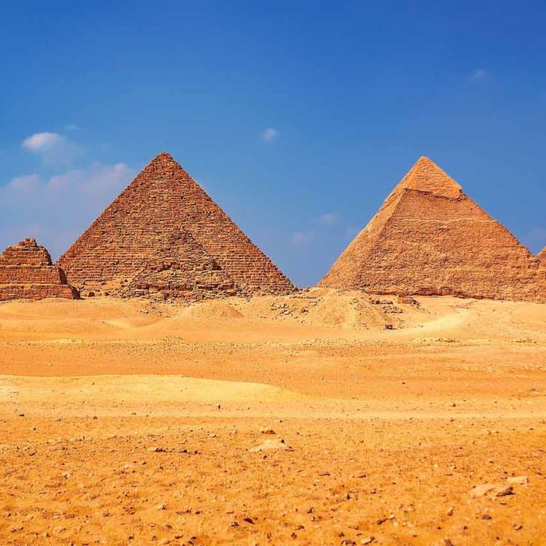 The egyptian pyramids of Giza Cairo