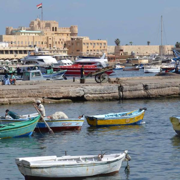 The Qaitbay Citadel in Alexandria