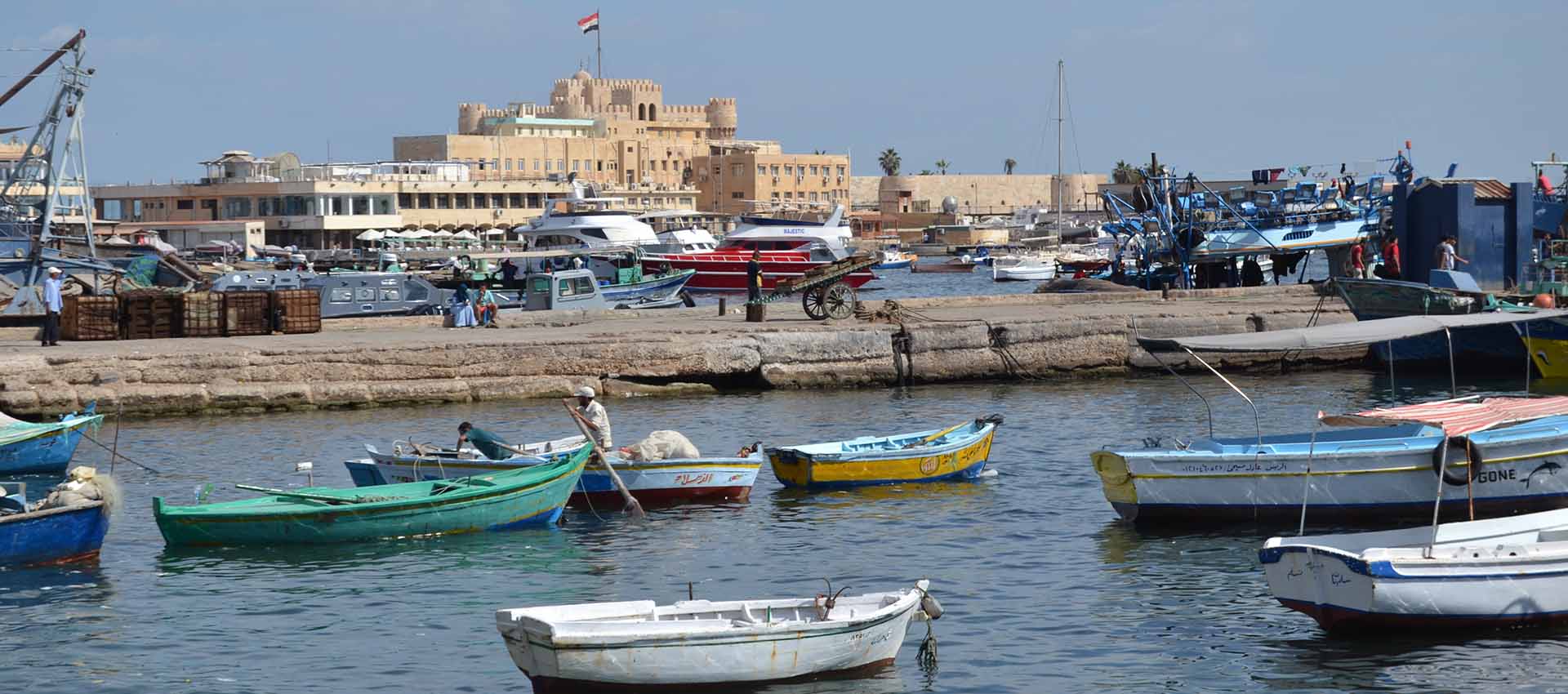 The Qaitbay Citadel in Alexandria