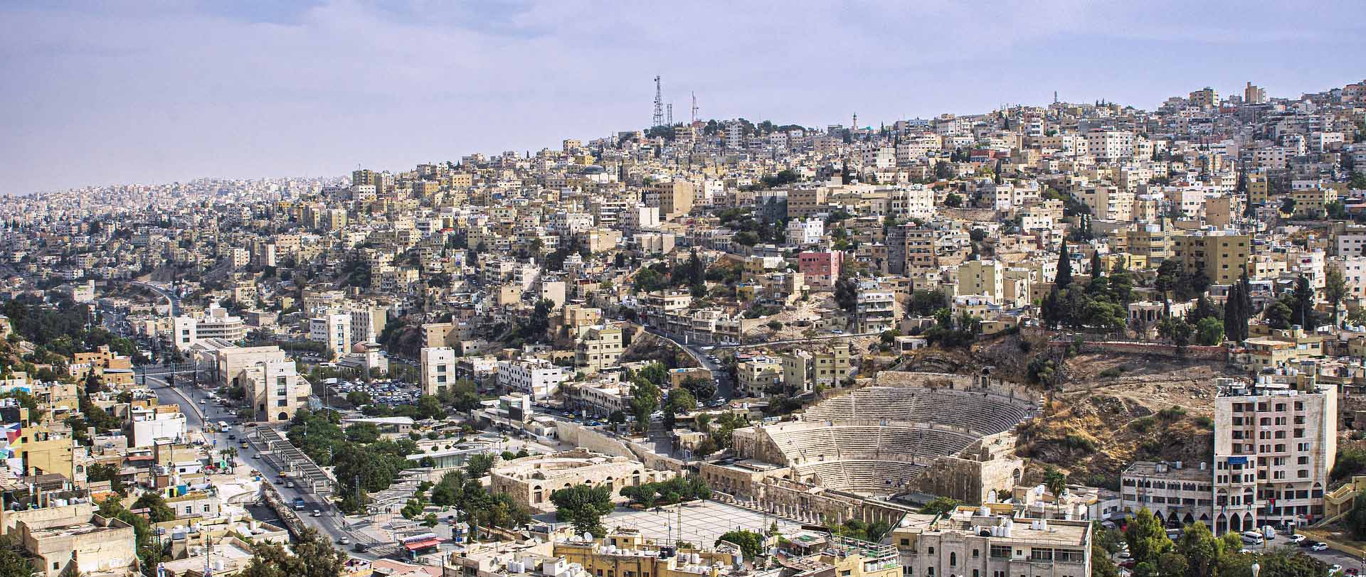 Amman city panorama Jordan