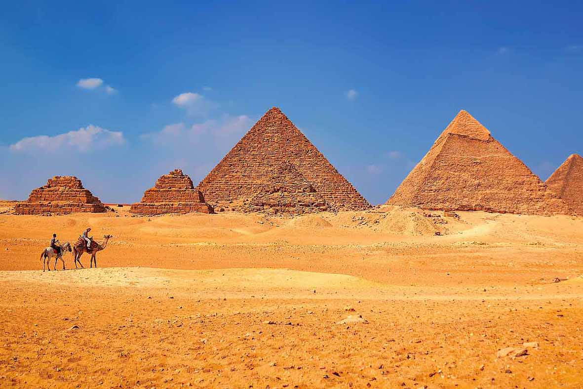 The pyramids of Egypt