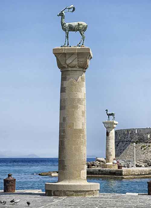 Mandraki Harbour of Rhodes Rhodes mandraki harbour