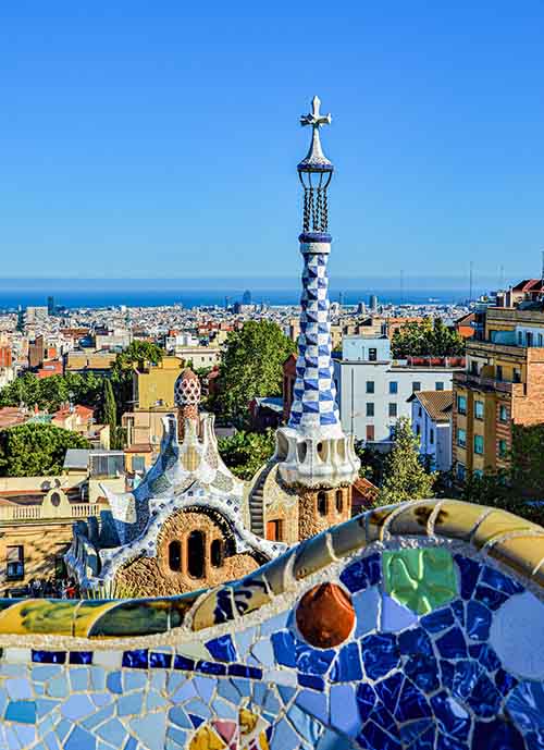 Barcelona Park Guell Gaudi